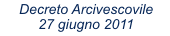 decreto arcivescolvile